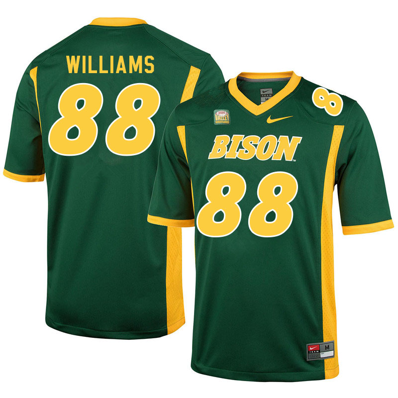 Men #88 Carson Williams North Dakota State Bison College Football Jerseys Sale-Green - Click Image to Close